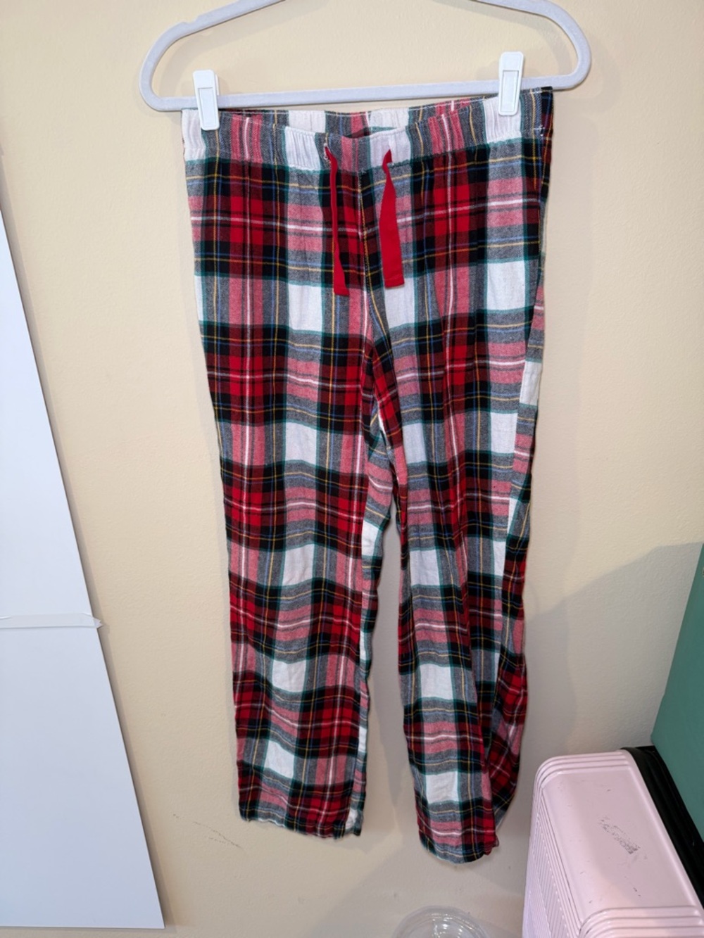Old Navy Red Green White Plaid Lounge Pajama Pants
